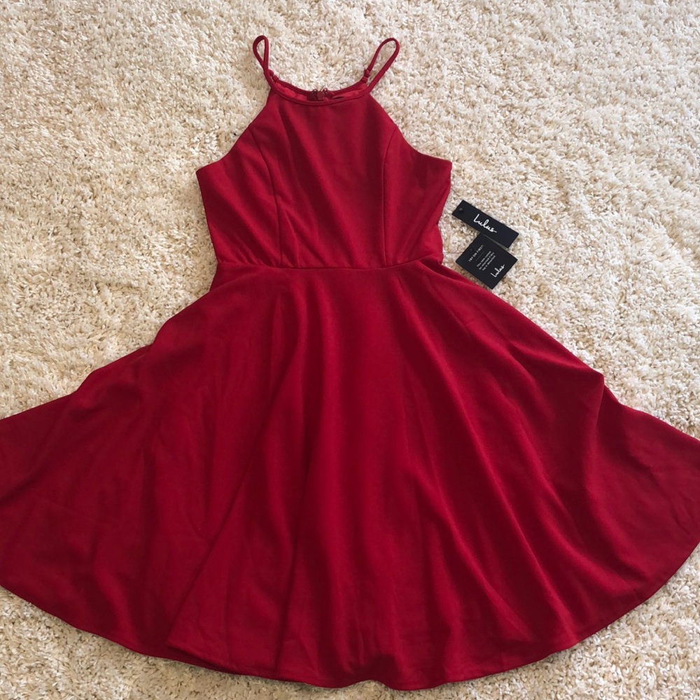 NEW Red Skater dress